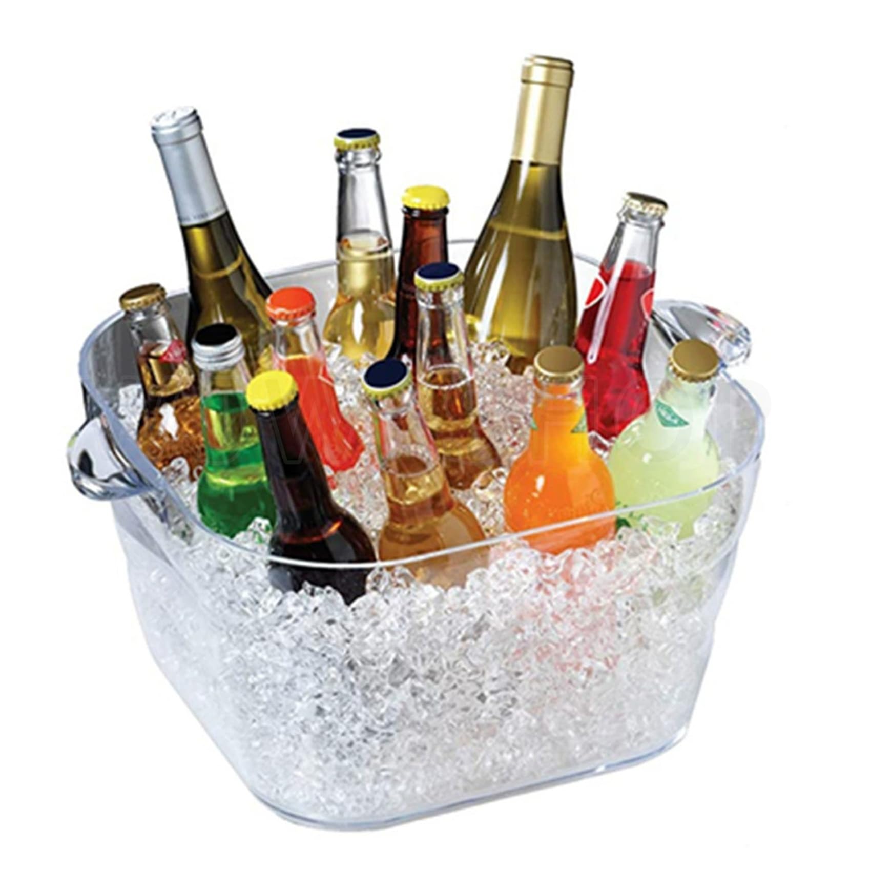 【即日発送】シャンパン&ワインクーラー　メガサイズ　ボトル容量24本ステンレス製 SAG ワインクーラー アクリル シャンパンクーラー ボトル